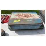 2 METAL BOXES WITH TOOLS