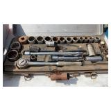 METAL TOOL BOX SOCKET SET
