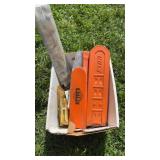 BOX OF ASST. CHAINSAW PARTS