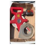 COLLECTION OF TAPE MEASURES: (2) 100 FT (1) 25FT