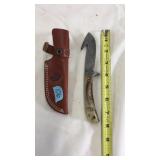 KNIVES RANCH GUT HOOK KNIFE WITH SHEATH