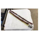 (2) LEATHER GUN SLINGS