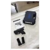 WALTHER PPS 9MM PISTOL, 2 CLIPS AND CASE