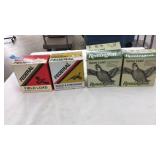 4 PARTIAL BOXES OF 12 GA SHOTGUN SHELLS