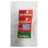 (4) PARTIAL BOXES: .22 AMMO