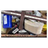 FLAT OF ASST. GUN PARTS AND TOOLS