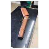 LEATHER GUN SCABBARD