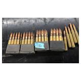 (4) 8 ROUND CLIPS WITH 30-06 AMMO