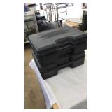 PAIR OF HARD SHELL PISTOL CASES