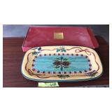 LENOX "WINTER GREETINS" SERVING TRAY W/BOX