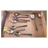 9 COLLECTORS SPOONS