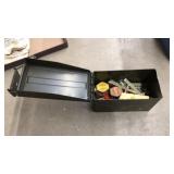 METAL AMMO CAN WITH ASST. HILTI BOOSTERS