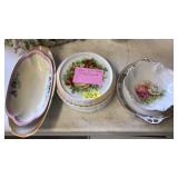 ASST. PORCELAIN TRIVETS, CANDY DISHES, BOWLS
