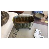 VNTG. BRASS PLANTER, MADE IN ENGLAND