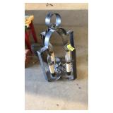 VNTG. METAL CANDELABRA FIXTURE