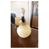 FAUX WOOD ACCENT TABLE LAMP