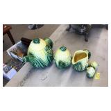 STANFORDWARE CORN CERAMIC TEA SET: 5PC