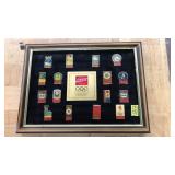 COCA-COLA 16TH ANNIVERSARY WINTER OLYMPIC PINS
