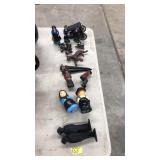 CAST IRON AMISH FIGURES & PLASTIC S&P SHAKERS
