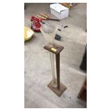 VNTG. HALF YARD ALE BEER GLASS W/STAND