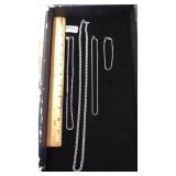 3 MONET NECKLACES & 1 MONET BRACELET