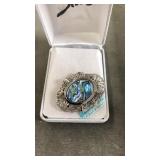 STORRS GLACIER PEARLE BROOCHE