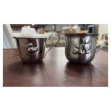 2 VNTG. SILVERPLATE BABY CUPS