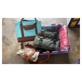 FLAT OF NEW WITH TAGS LADIES BAGS