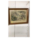 "SUMMER IN THE COUNTRY" CURRIER & IVES PRINT