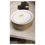 12 PC. FRANCISCAN CHINA PLATES: DEL MONTE