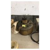 VNTG. BRASS KEROSENE HEATER FUEL TANK RESERVOIR