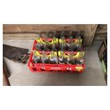 CRATE OF NEHI SODA GLASS BOTTLES