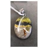 BUMBLE BEE JASPER PENDANT