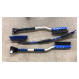 3 CAR SNOW BROOMS