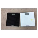 (2) GLASS BATHROOM FLOOR SCALES
