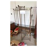 VICTORIAN OAK BENT WOOD FOLDING SCREEN