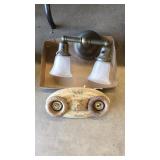 (2) ANTQ. LIGHT FIXTURES