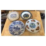 3 COLLECTORS PLATES AND BOWL
