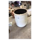 ANTQ. 20 GAL STONEWARE CROCK