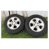 (4) JEEP CHEROKEE WHEELS & GOODYR. FORTERRA TIRES