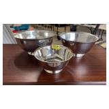 (3) PAUL REVERE ONEIDA NESTING BOWLS