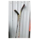 2 HOCKEY STICKS