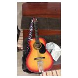 ACOUSTIC GUITAR WITH STRAP