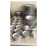 81 PC. SMITHSONIAN BOTANIC GARDEN DINNERWARE SET