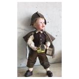 KNOWLES "LITTLE SHERLOCK" PORCELAIN DOLL