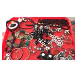 TRAY OF ASST. COSTUME JEWELRY