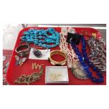TRAY OF ASST. COSTUME JEWELRY