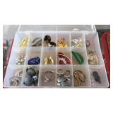 TRAY OF ASST. CLIP ON EARRINGS