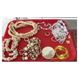 TRAY OF ASST. COSTUME JEWELRY
