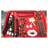 TRAY OF ASST. COSTUME JEWLERY
